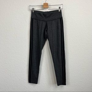 adidas originals 3 Stripe Banded Logo Marled Leggings